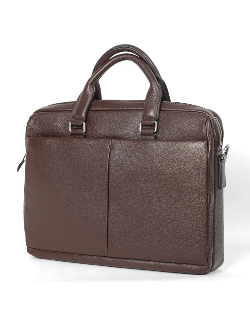 Qəhvəyi Dəri İş Çantası